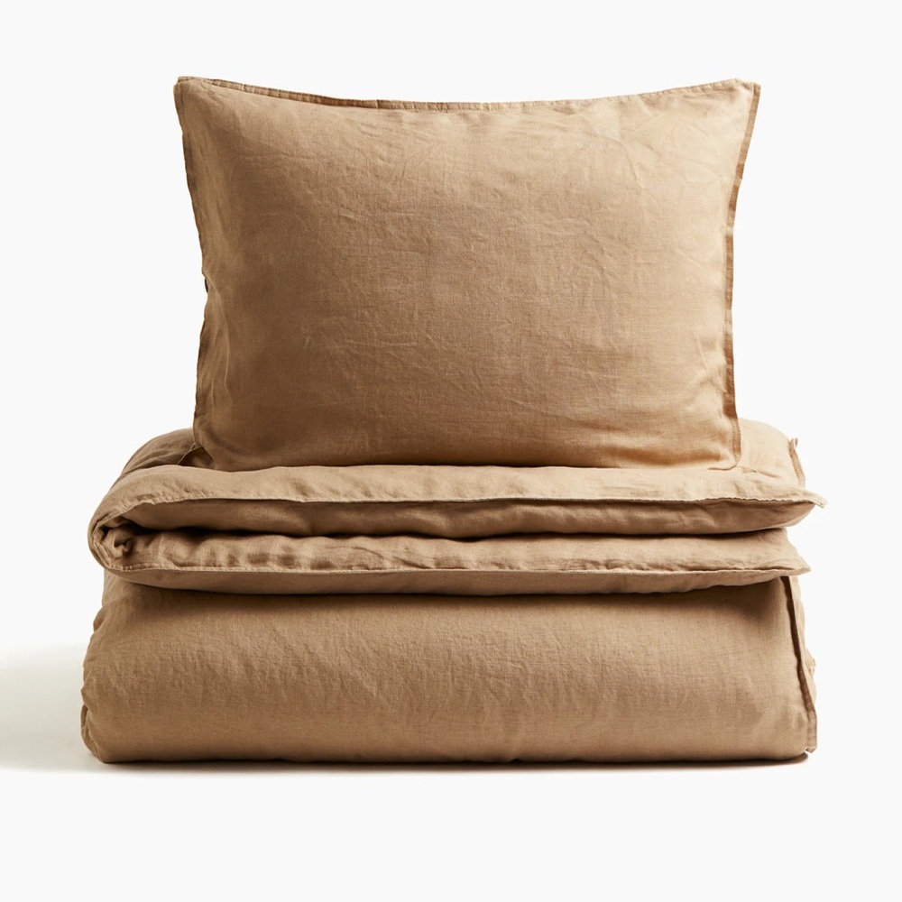 NWT H&M Linen Duvet Cover